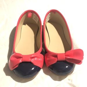 NEW Gymboree Navy Patent Ballerinas